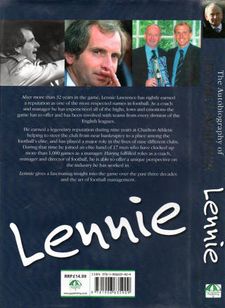 Lennie Lawrence autobiography - 2009