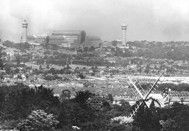 View from Addington Hills to Crystal Palace in 1932