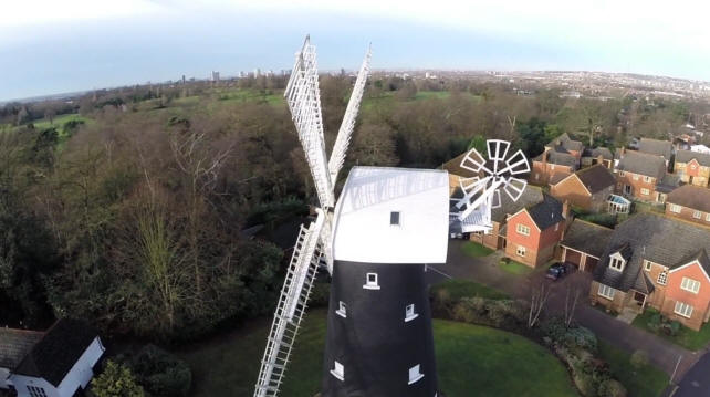 The Shilrey Windmill - aerial views