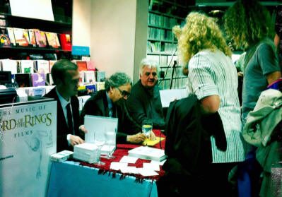 Book signing of  "The Music of the Lord of The Rings" at Chapells