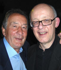 Steve Kember (left) with John Byford