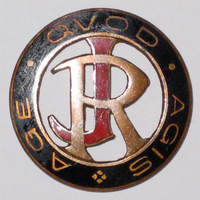 Frank Reid's Prefect's Badge