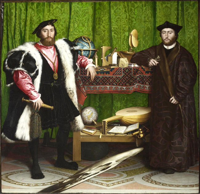"The Ambassadors" by Hans Holbein the Younger