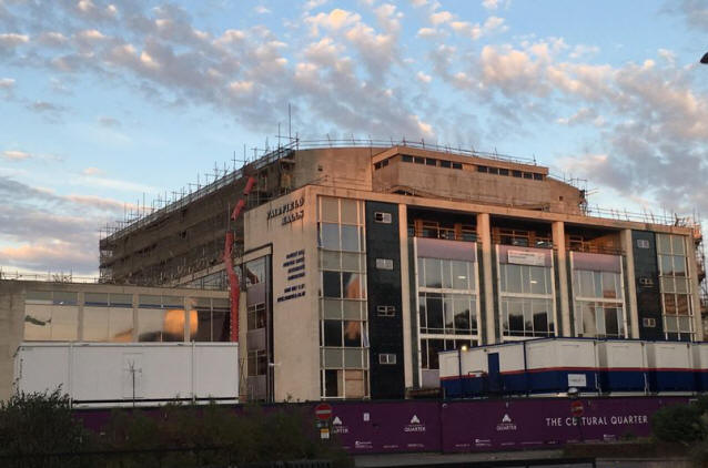 The newly refurbised Fairfield Halls in Central Croydon