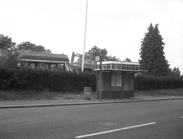 Image aken by Dr. Neil Clifton during demolition of school buildings