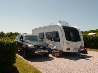 Mike Beamont's touring caravan