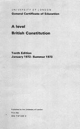 British Constitution 72-73