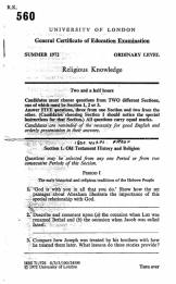 Religious Knowledge 06-72