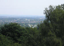 Shirley Windmill and view of London