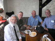 Ruskin Reunion || September 2009 - John Cobley, John Turner, Martin Minter, Martin Preuveneers