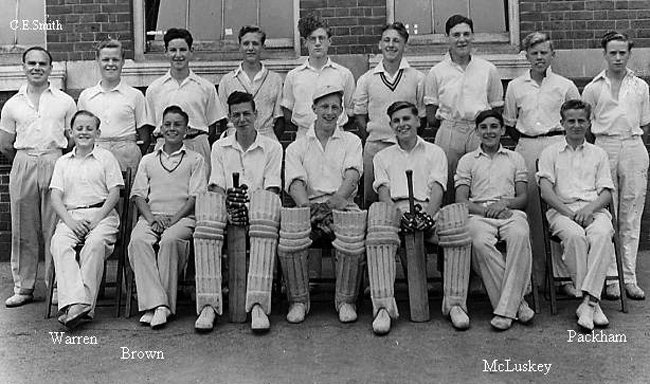 School Cricket Team - 1945