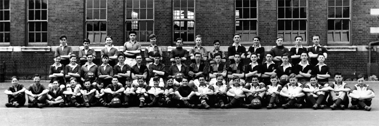 JRGS football teams 1949/50