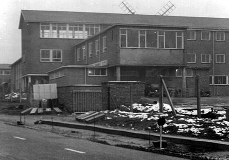 JRGS Shirley Road site during contruction - circa 1954