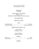 Speech Day Program - February 1955