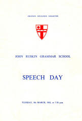 Speech Day 1963 - page 01